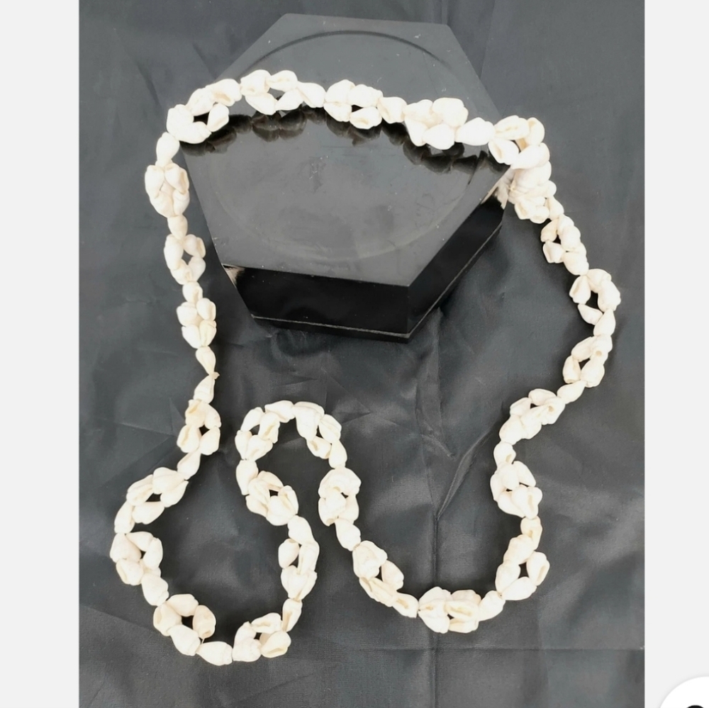 Shell Necklace Real Hawaii Lei 2 Strands Each Measuring 18"